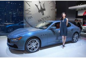 Lo stand Maserati al Salone di New York